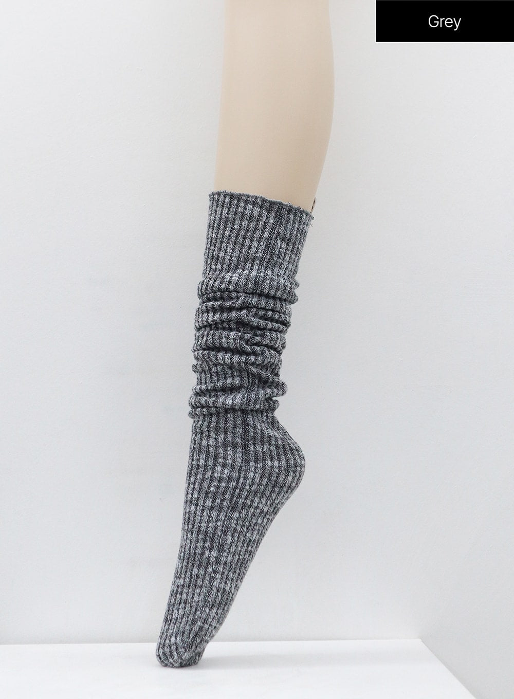 Ribbed Knit Knee Socks OS15
