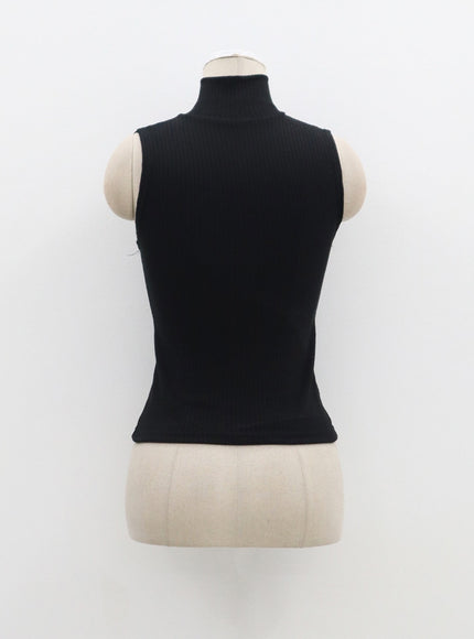 Zipper Sleeveless top Bolero Set CF310