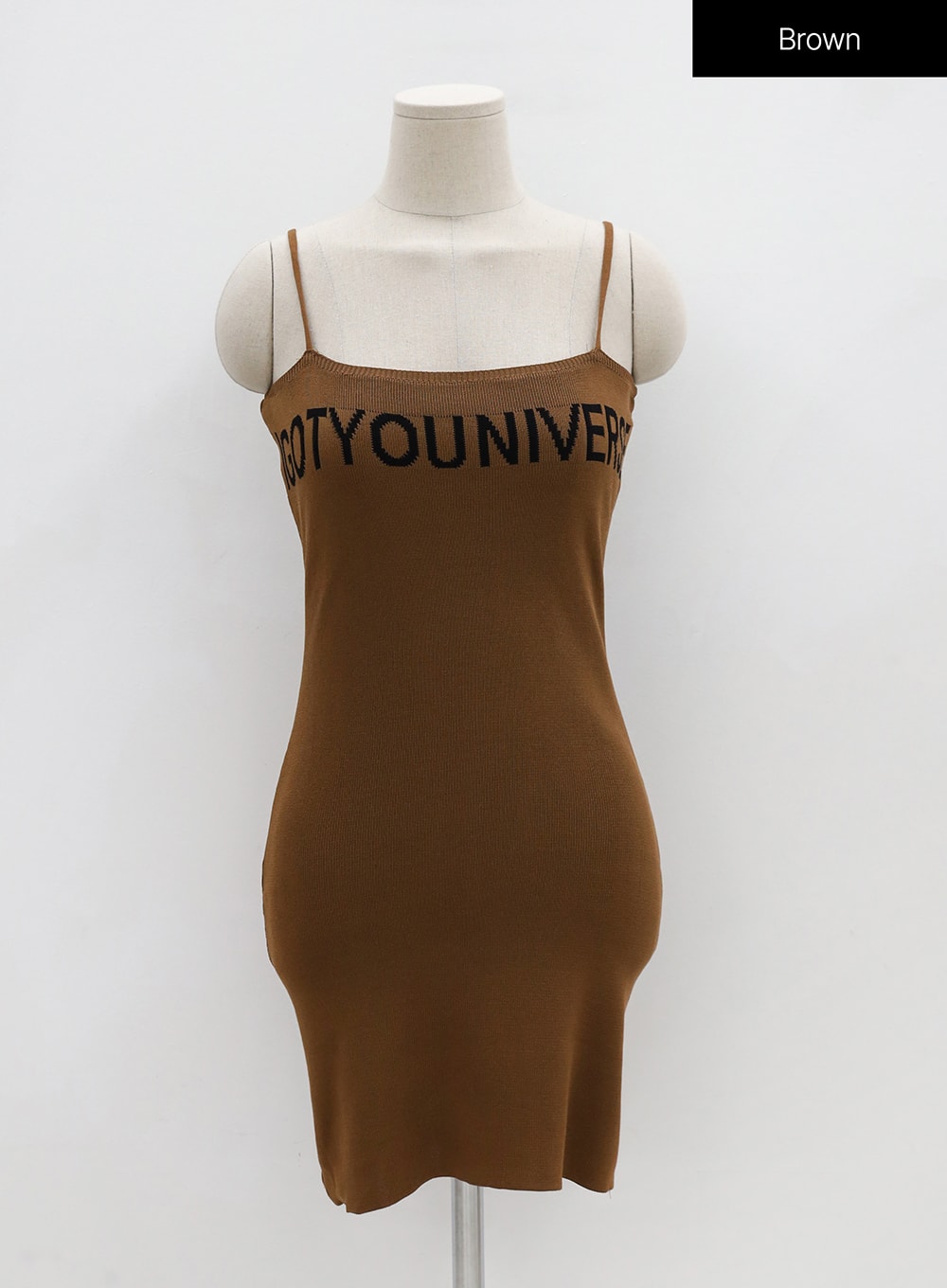 Universe Lettered Sleeveless Mini Dress IU20