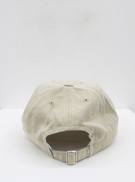 Olympia Lettering Print Baseball Cap ON09