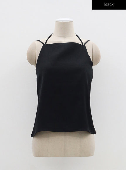 緞面無袖上衣 OF327