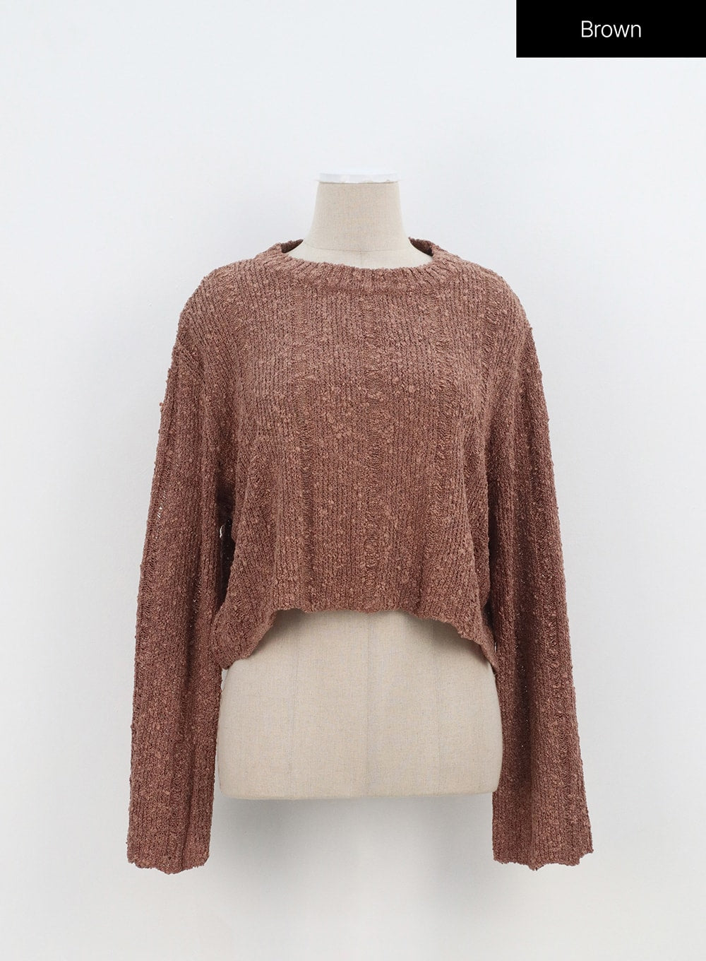 Mesh Cropped Sweater OA314