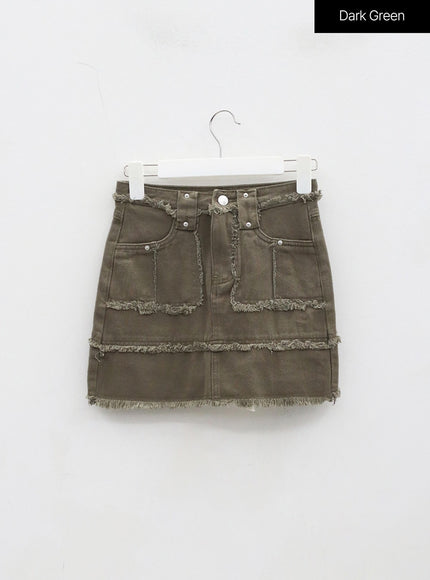 Ripped Ends Mini Skirt BD23