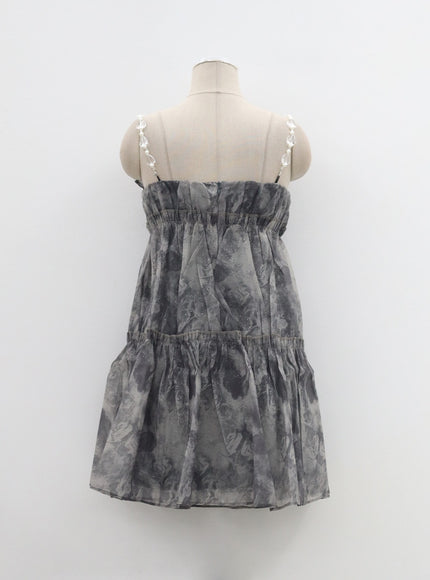 分層雪紡迷你連衣裙 BM330