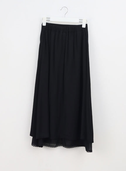 Lace Maxi Skirt BA321