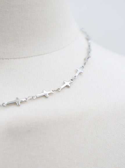 Cross Choker Necklace BM317