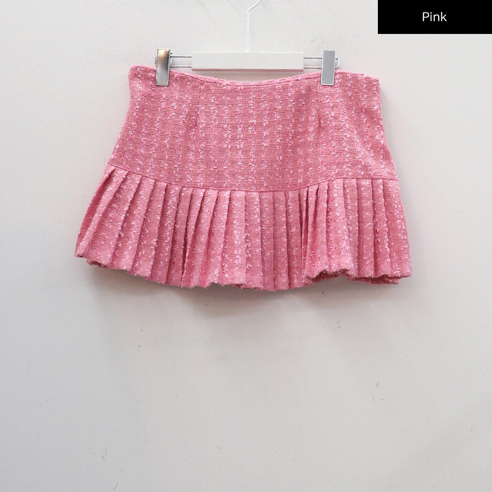 Tweed Low-Rise Skirt CA21