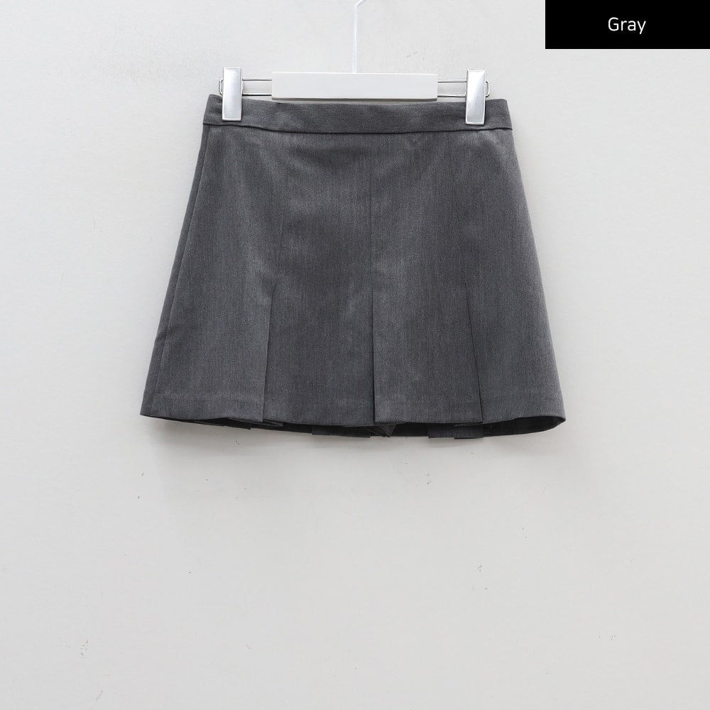 Pleated Mini Skirt CA13