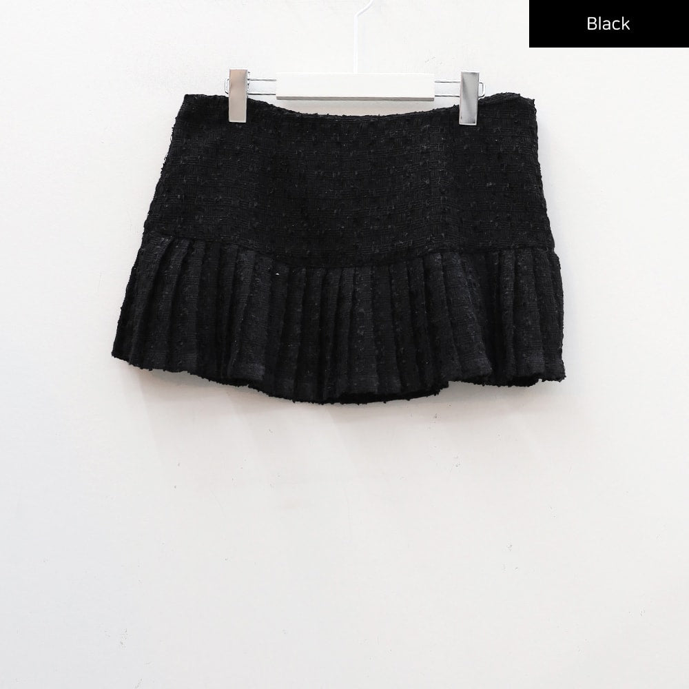 Tweed Low-Rise Skirt CA21