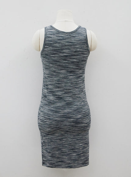 開衩分層迷你連衣裙 CJ03