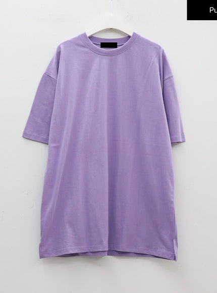 Korean Purple Oversized T Shirt Korean Drama Unisex Oversized T