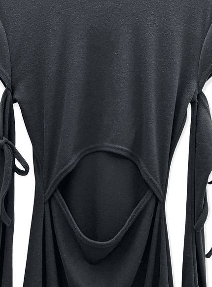 修身鏤空迷你連衣裙 C2001