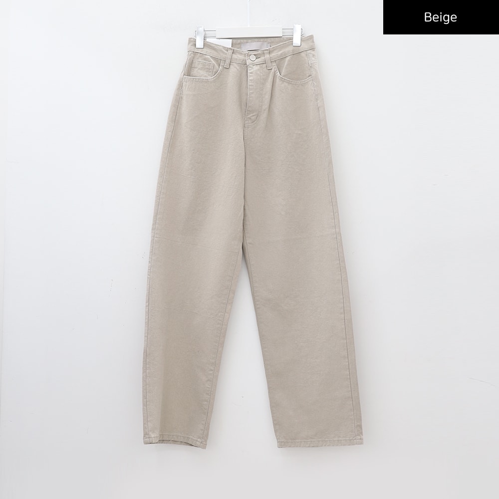 Wide Leg Cotton Pants Ca11