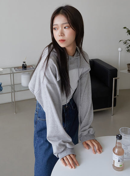 連帽衫波萊羅聳肩 F6 